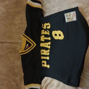 Willie Stargell 1979 Mitchell & Ness Baseball Jersey Black and Yellow